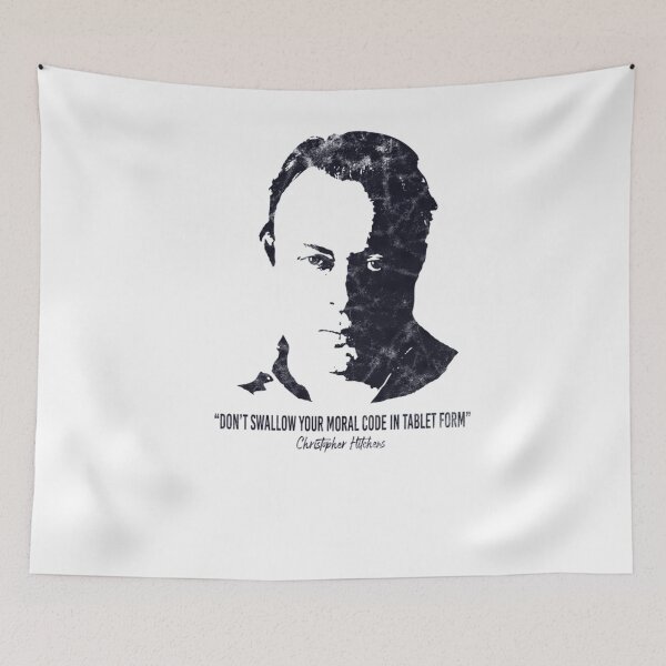 Item preview, Christopher Hitchens Quote (Worn Look)  	 designed and sold by nhpuzogv95.