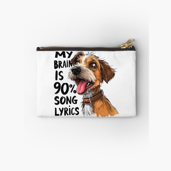 Item preview, Derpy Mixed Breed "90% Song Lyrics" Sketch Funny   designed and sold by Tong4130.