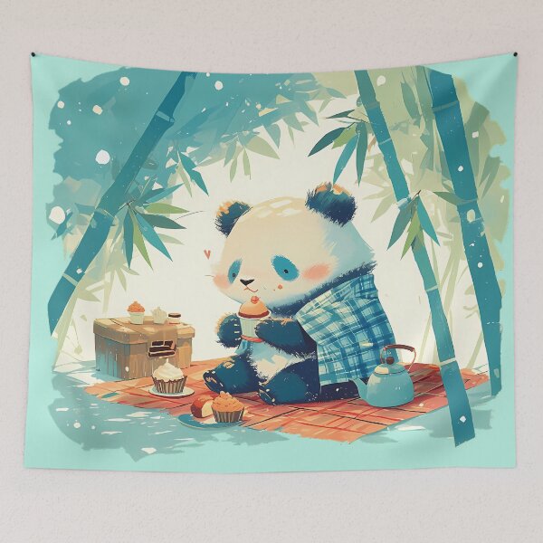 Item preview, Panda in Paradise designed and sold by WoollenLlama.
