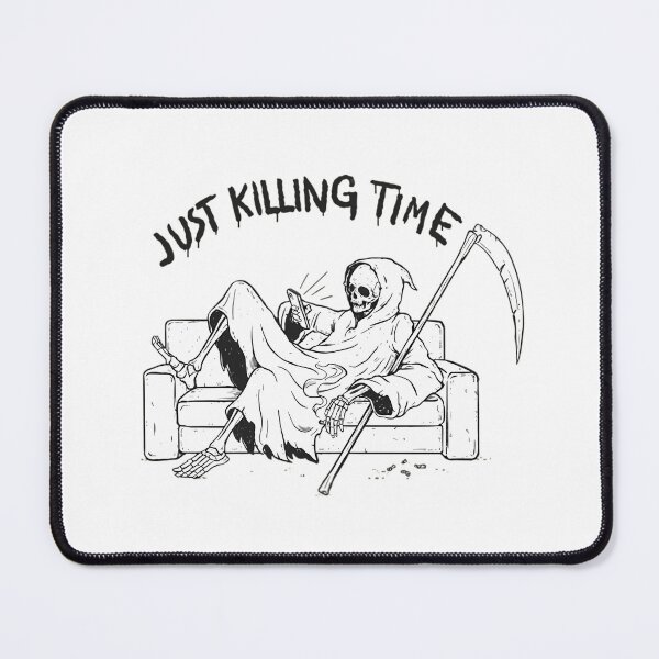 Item preview, Just Killing Time – Funny Grim Reaper Couch Cartoon designed and sold by haitrieuic96.