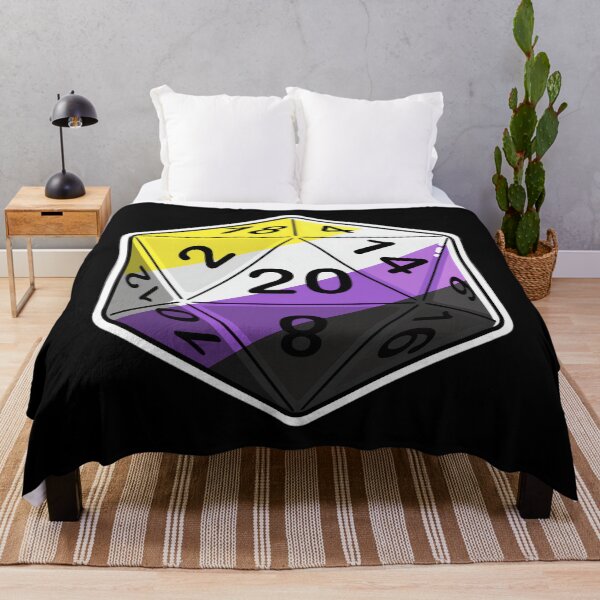 Item preview, Nonbinary Pride D20 	 designed and sold by pyenfraduk21.