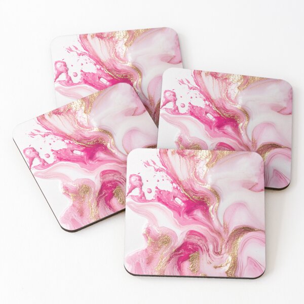 Item preview, Shades of Pink and Gold Swirl Art designed and sold by AngelHomes1.