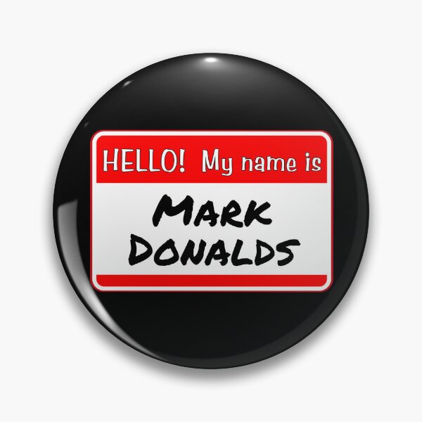 Item preview, HELLO!  My name is Mark Donalds - funny warning signs designed and sold by DesignsFromTW-S.