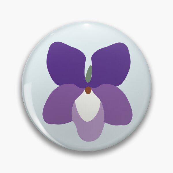 Item preview, Stylized violet flower pattern designed and sold by LittleJoyKeeper.