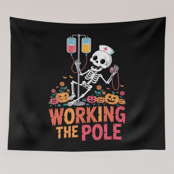 Item preview, Halloween Nurse Skeleton Joke Meme designed and sold by Sea4Adventures.