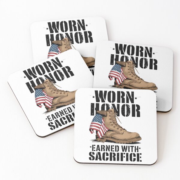 Item preview, Veterans sacrifices – Military Combat Boot Patriot designed and sold by Taans-Creation.