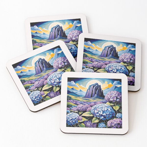 Item preview, Hydrangeas flower bloom and the Rock#4 designed and sold by Helios Be. Lavsh.