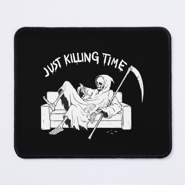 Item preview, Just Killing Time – Funny Grim Reaper Couch Cartoon designed and sold by haitrieuic96.