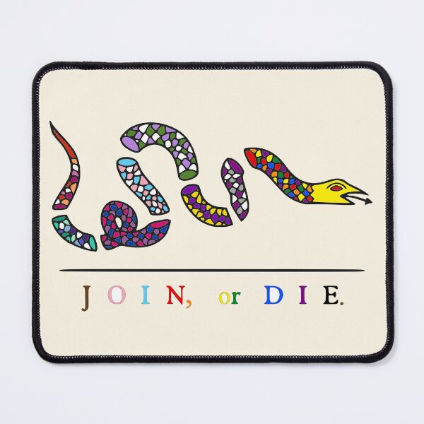 Item preview, Join, or Die Pride (version 2 / all pride colors) designed and sold by Delinquent Doll.