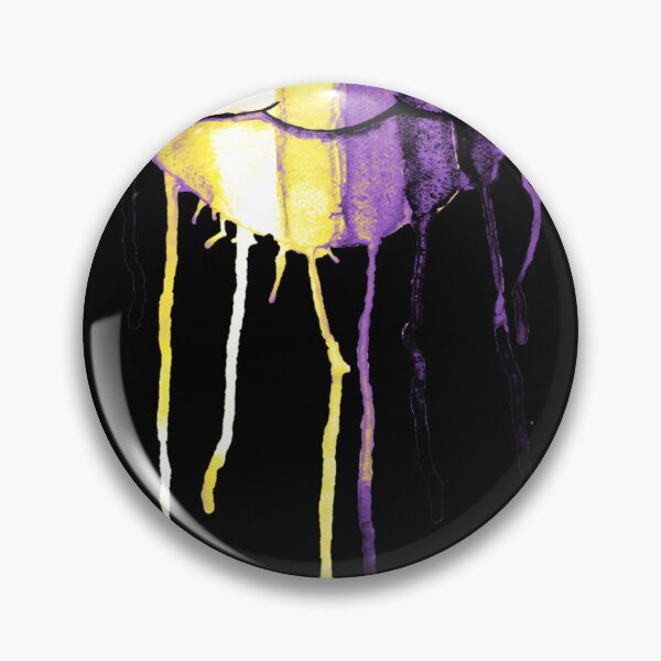 Item preview, Nonbinary Pride Dripping Watercolor Lips 	 designed and sold by pyenfraduk21.