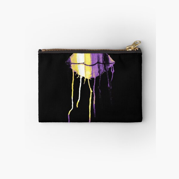 Item preview, Nonbinary Pride Dripping Watercolor Lips 	 designed and sold by pyenfraduk21.