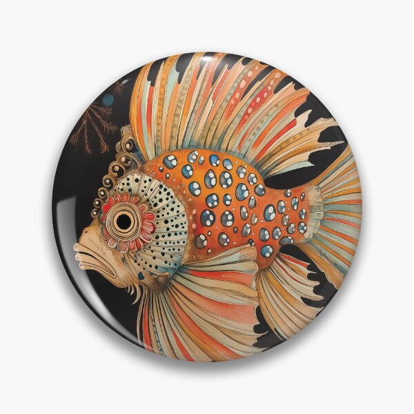 Item preview, Striking design of a Lionfish with Detailed Patterns and Fins. designed and sold by HEMRO.