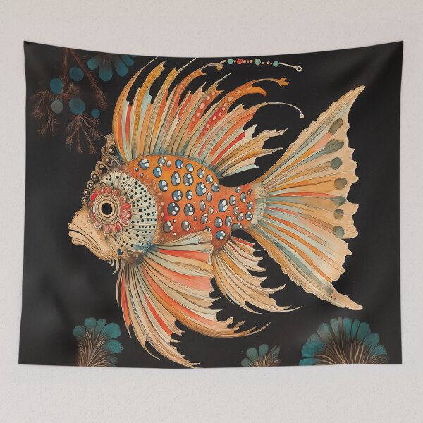 Item preview, Striking design of a Lionfish with Detailed Patterns and Fins. designed and sold by HEMRO.