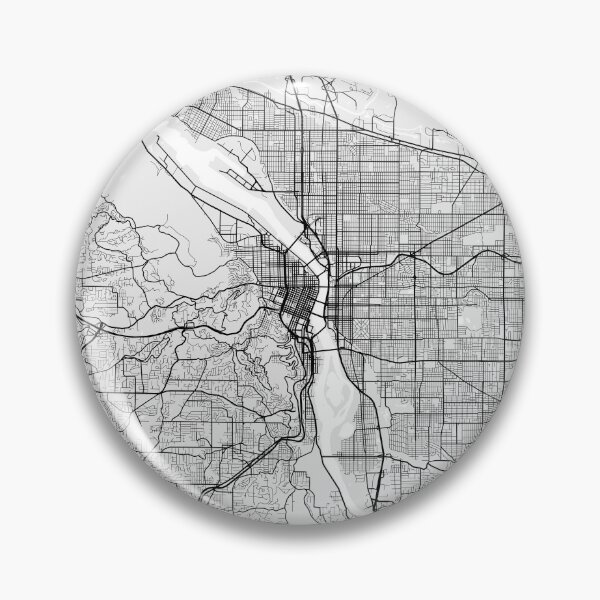 Item preview, Portland City Map of Oregon, USA - Light designed and sold by deMAP.