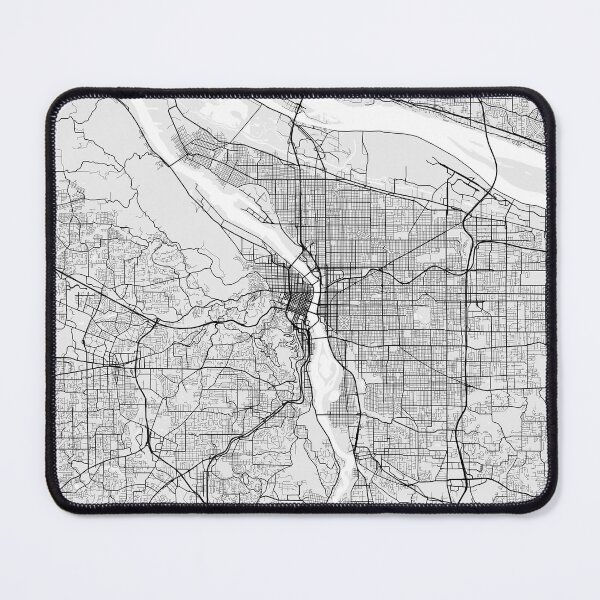 Item preview, Portland City Map of Oregon, USA - Light designed and sold by deMAP.