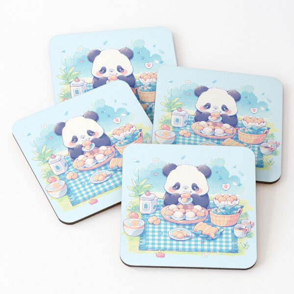 Item preview, Cute Panda and  Afternoon Tea designed and sold by WoollenLlama.