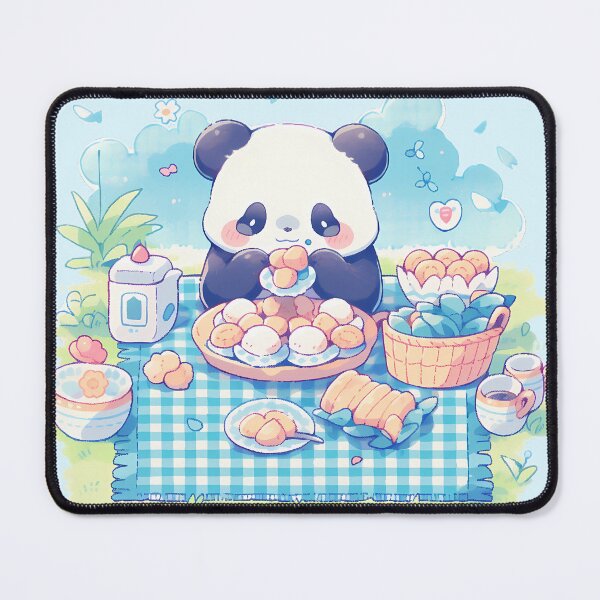 Item preview, Cute Panda and Afternoon Tea designed and sold by WoollenLlama.