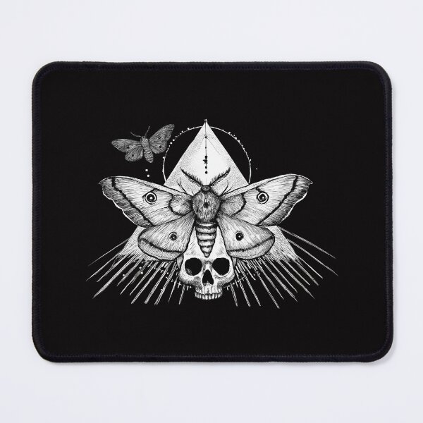 Item preview, Moth and Skull Gothic Geometry designed and sold by HEXANDGLOSS.
