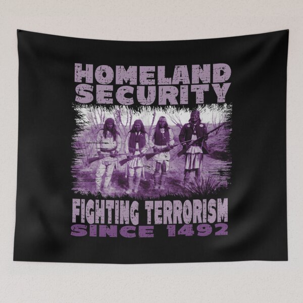 Item preview, Native American 	, Original Homeland Security Tee, American Indian Fighting Terrorism 	, A	 designed and sold by emhxzmsmenb88.
