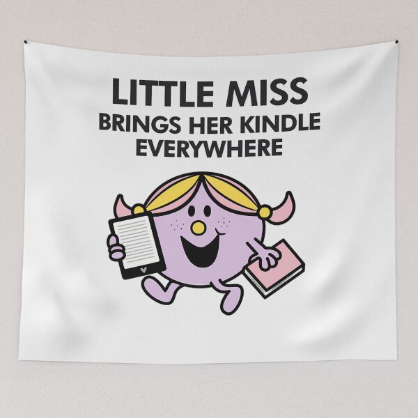Item preview,  Little Miss Brings Her Kindle Everywhere designed and sold by CoralieDietrch6.
