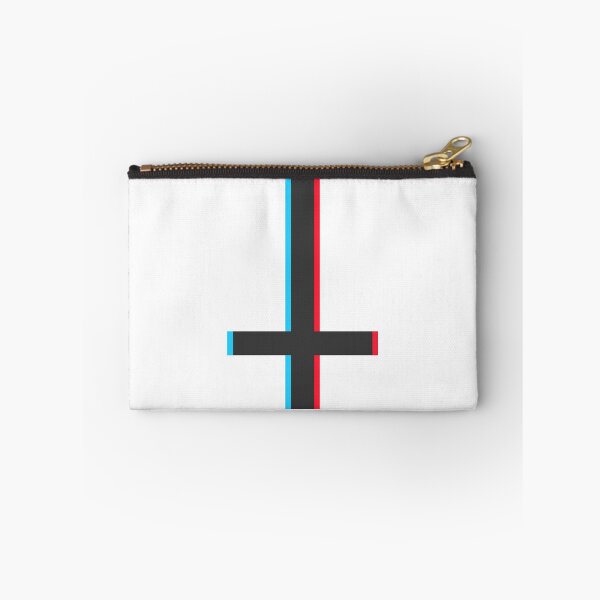 Item preview, Inverted Cross – 3D Glitch Occult Gothic Symbol designed and sold by HexedHibiscus.