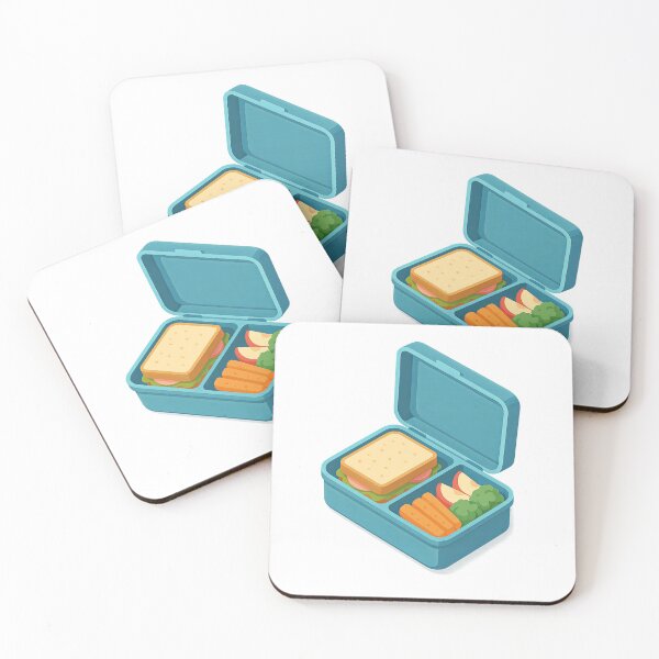 Artikelvorschau, Lunchbox mit Sandwich, Apfelscheiben, Karotten und Brokkoli auf transparentem Hintergrund, KI-generiert entworfen und verkauft von dvoevnore.