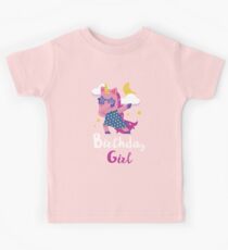Geburtstag Mädchen Geschenk tupfen Kinder T-Shirt