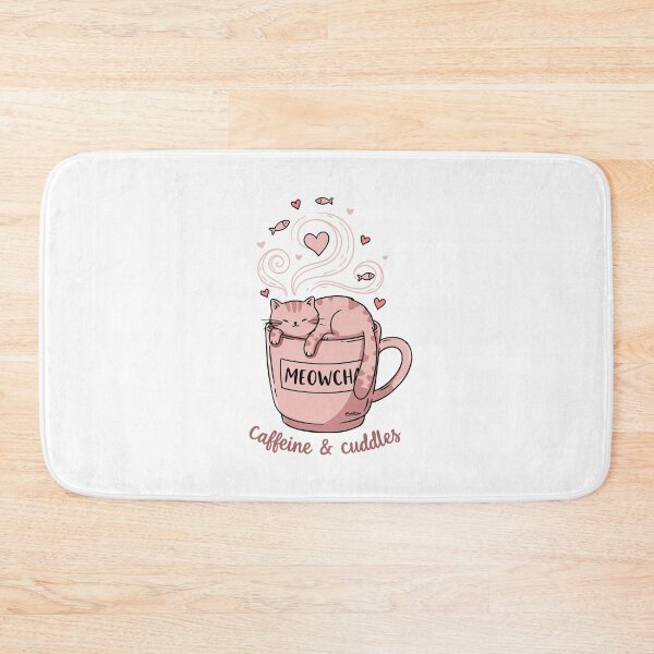 Item preview, Cozy Cat in a Meowcha Mug designed and sold by FiesterArt.