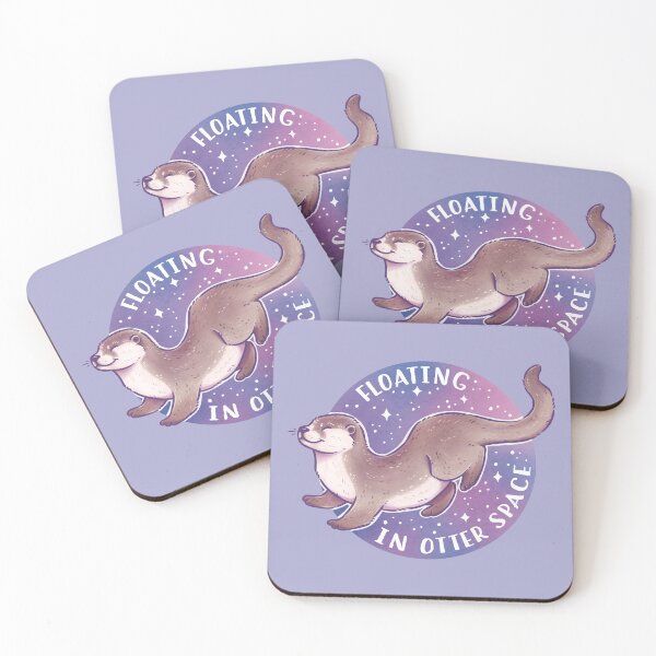 Item preview, Floating in Otter Space designed and sold by kattvalk.