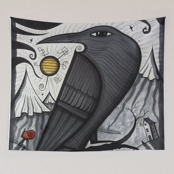 Item preview, Corvid bajo el sol dk2020sept5a designed and sold by ArtistDavidKing.
