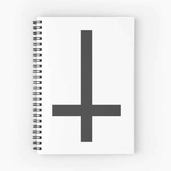 Item preview, Inverted Cross – Minimalist Black Occult Symbol designed and sold by HexedHibiscus.