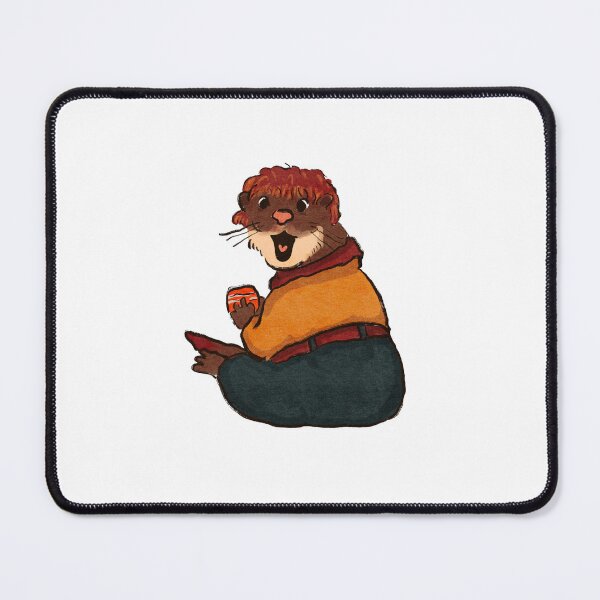 Item preview, cute otter character with his fav food designed and sold by REI321.