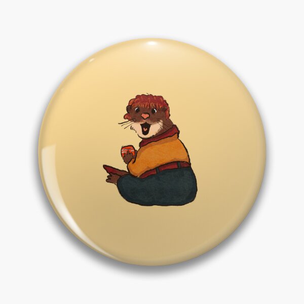 Item preview, cute otter character with his fav food designed and sold by REI321.
