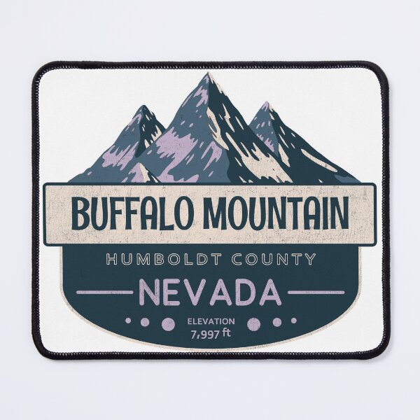 Item preview, Buffalo Mountain, Humboldt County, Nevada, Mountain Design designed and sold by Wanderful-roads.