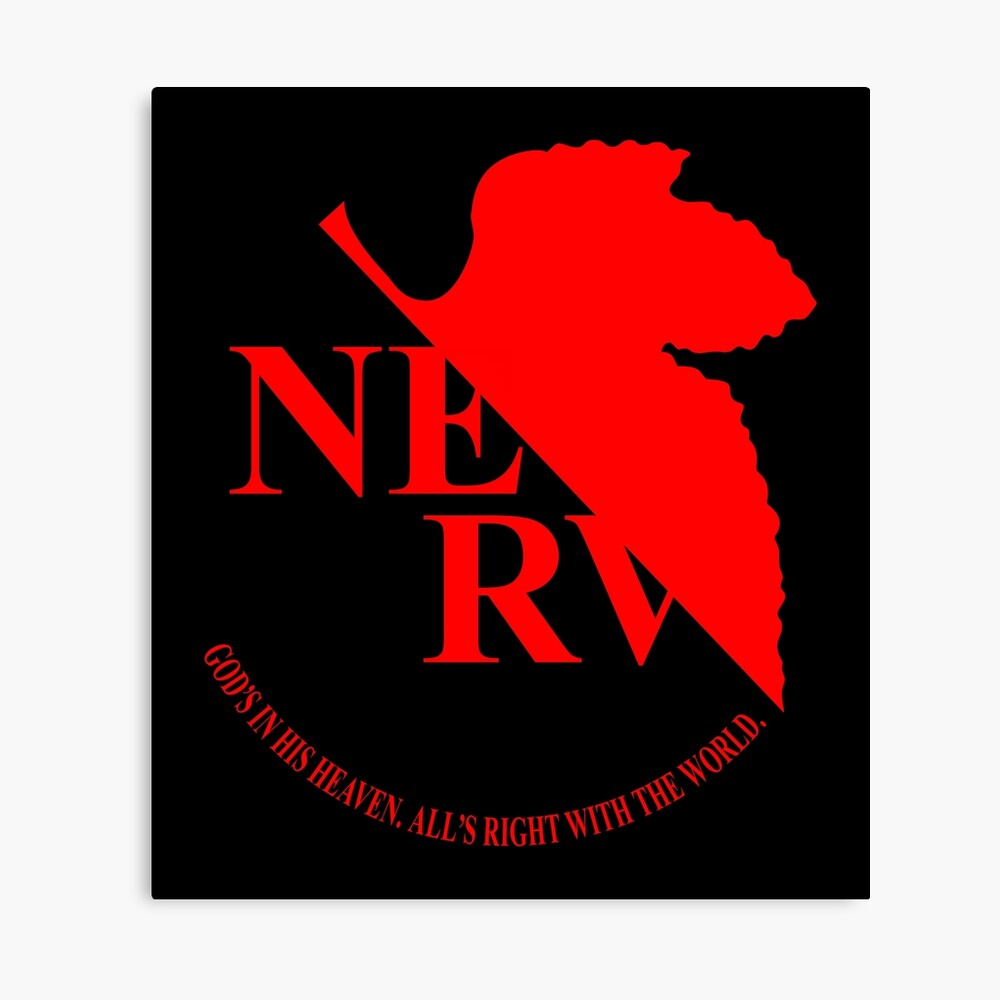 Neon Genesis Evangelion Nerv Logo Photographic Print By Orinemaster Redbubble