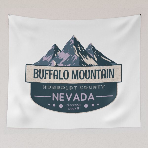 Item preview, Buffalo Mountain, Humboldt County, Nevada, Mountain Design designed and sold by Wanderful-roads.