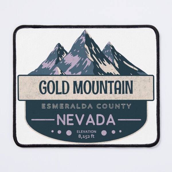Item preview, Gold Mountain, Esmeralda County, Nevada, Mountain Design designed and sold by Wanderful-roads.