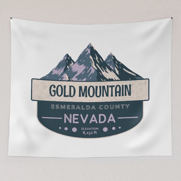 Artikelvorschau, Gold Mountain, Esmeralda County, Nevada, Bergdesign entworfen und verkauft von Wanderful-roads.