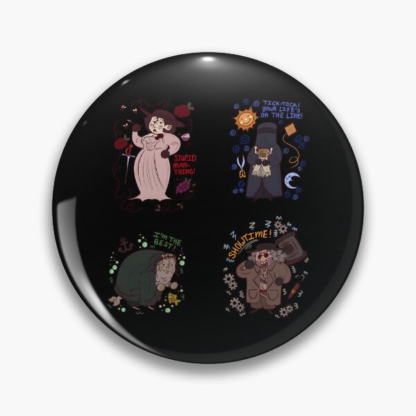 Item preview, Resident Evil Village Stickers (The Four Lords) designed and sold by clarepaulaji64.