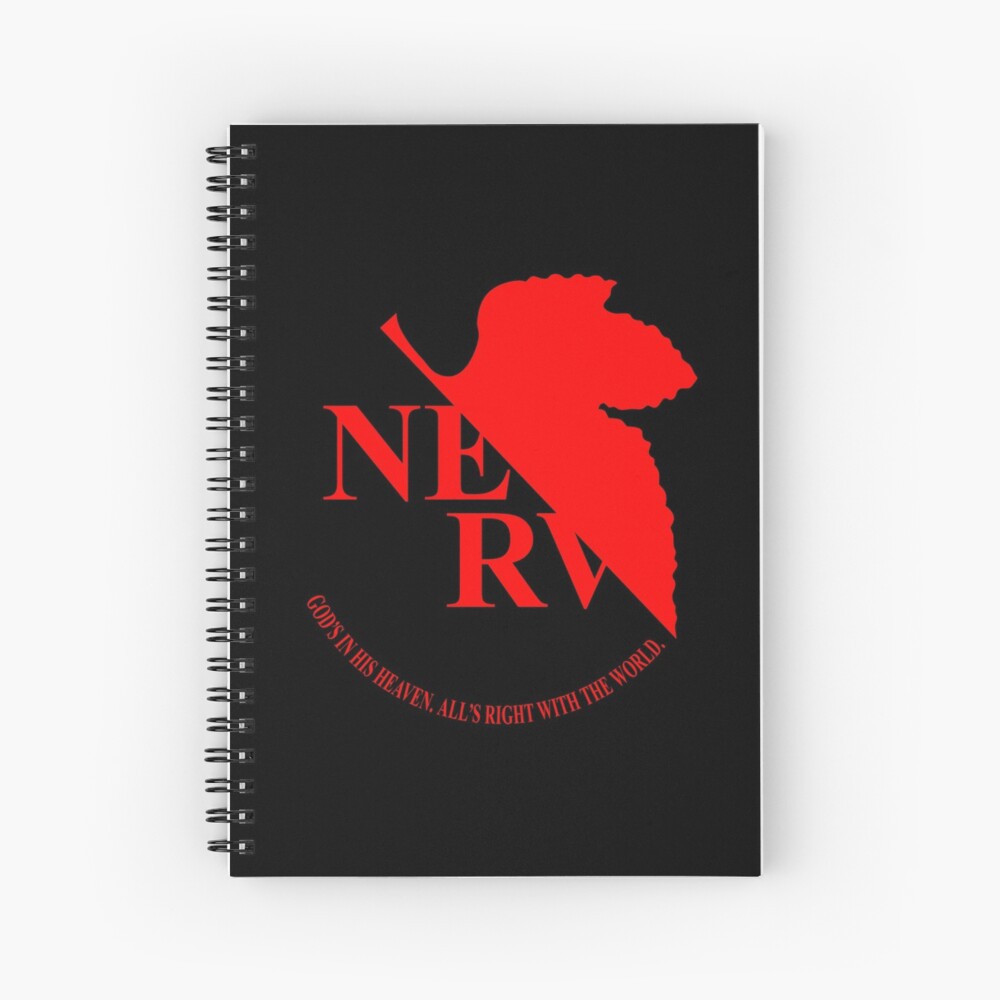 Neon Genesis Evangelion Nerv Logo Hardcover Journal By Orinemaster Redbubble