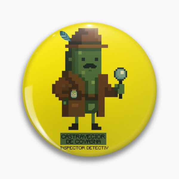 Item preview, [RO] Castravecior de Covasna - Inspector detectiv/[EN] Little Cucumber from Covasna – Detective Inspector designed and sold by DreamGrid.