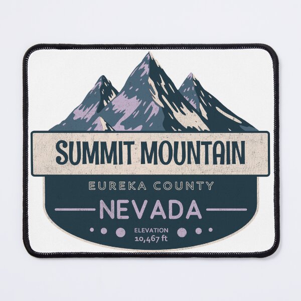 Item preview, Summit Mountain, Eureka County, Nevada, Mountain Design designed and sold by Wanderful-roads.