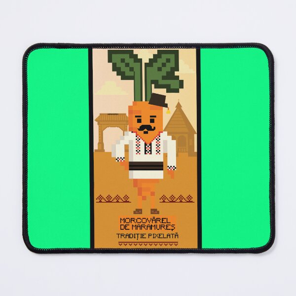 Item preview, [RO] Morcovărel de Maramureș - Tradiție pixelată/[EN] Little Carrot from Maramureș – Pixelated Tradition designed and sold by DreamGrid.