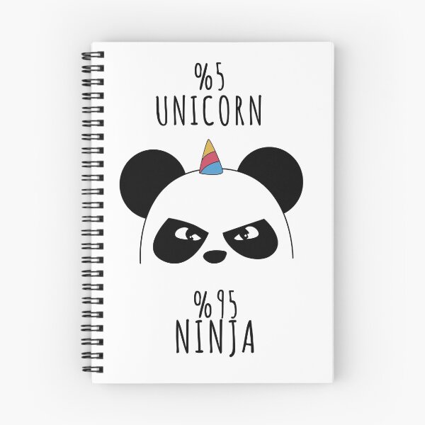 Item preview, Panda ninja unicorn designed and sold by desigma.