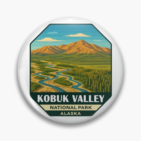 Item preview, Kobuk Valley National Park Retro Sticker designed and sold by Ismeal Von.