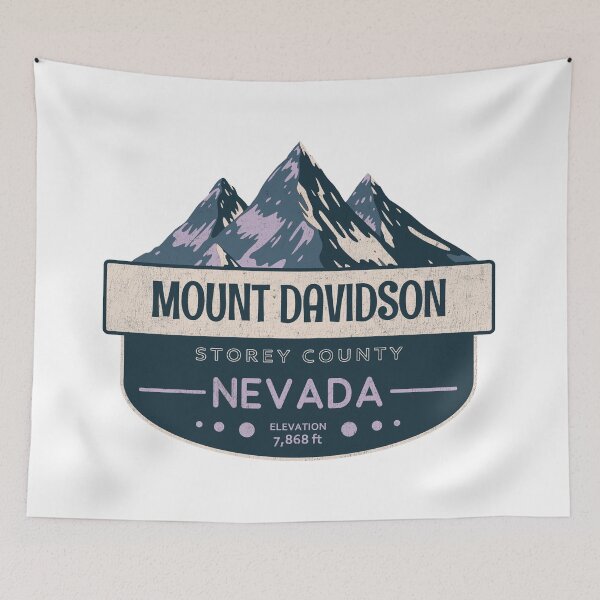 Item preview, Mount Davidson, Storey County, Nevada, Mountain Design designed and sold by Wanderful-roads.