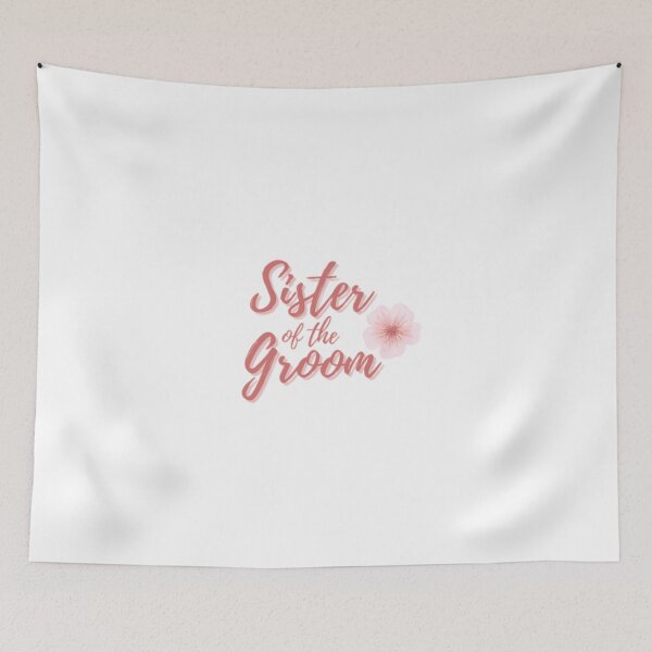 Item preview, Elegant Pink Floral Sister of the Groom designed and sold by DixieGirlStudio.