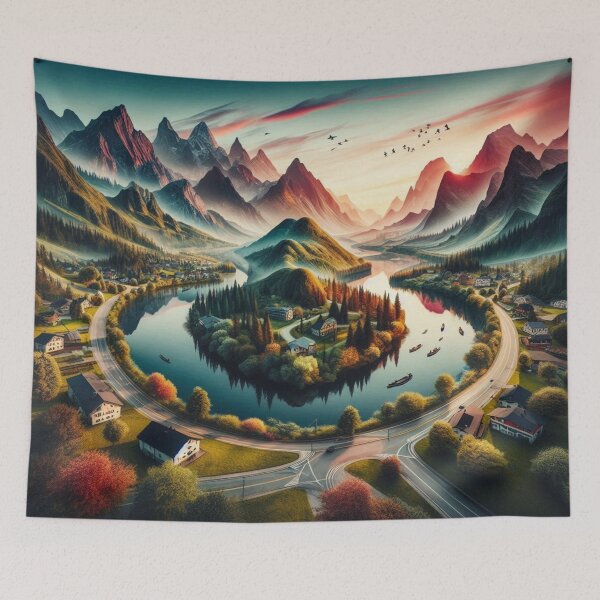 Item preview, PopArt Landscape – Colors dance, reality twists, nature becomes a stage for fantasy designed and sold by FotoworldEdel.
