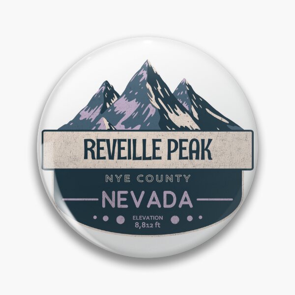 Item preview, Reveille Peak, Nye County, Nevada, Mountain Design designed and sold by Wanderful-roads.