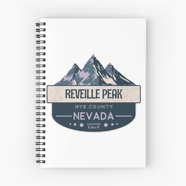 Item preview, Reveille Peak, Nye County, Nevada, Mountain Design designed and sold by Wanderful-roads.